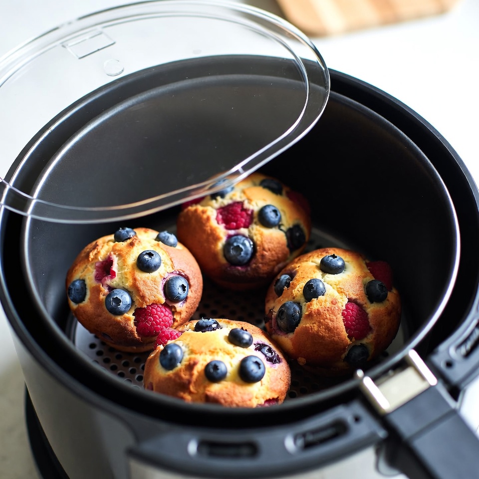 Babeczki z owocami w AirFryer Babeczki z owocami w AirFryer