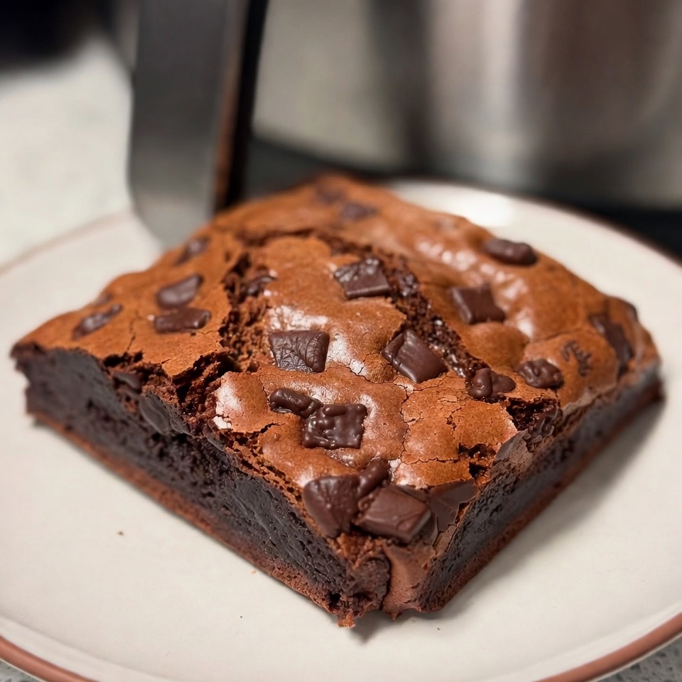 Brownie z czekoladą w AirFryer Brownie z czekoladą z AirFryer