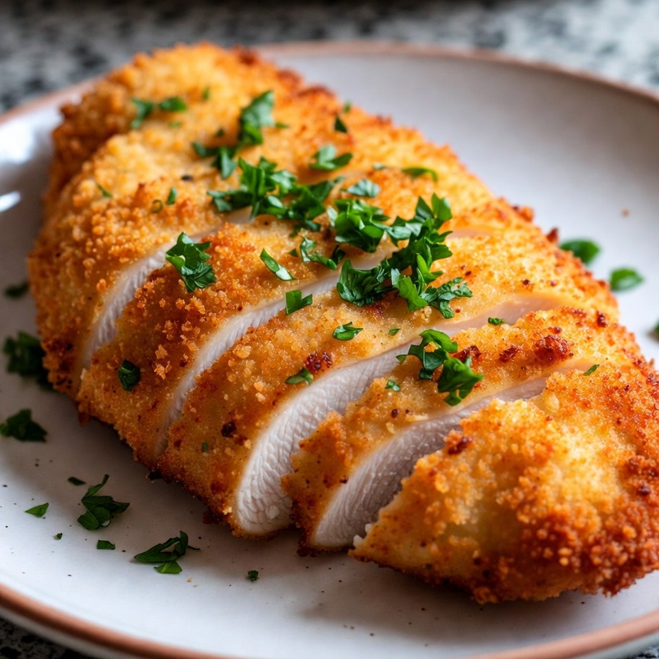 Filet z kurczaka panierowany w AirFryer Filet z kurczaka panierowany z AirFryer