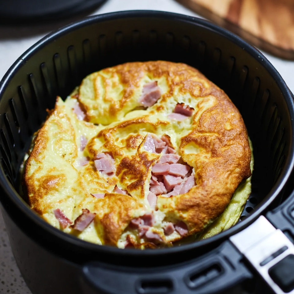 Omlet z szynką w AirFryer Omlet z szynką w AirFryer